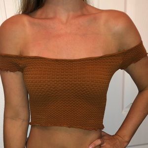 Free people smocked crop top